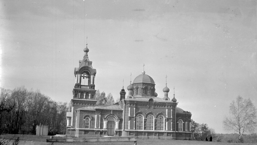 Церковь Николая Чудотворца, Чернопенье (Костромской район, Костромская область). архивная фотография, 1915—1929 год с сайта https://pastvu.com/p/399704