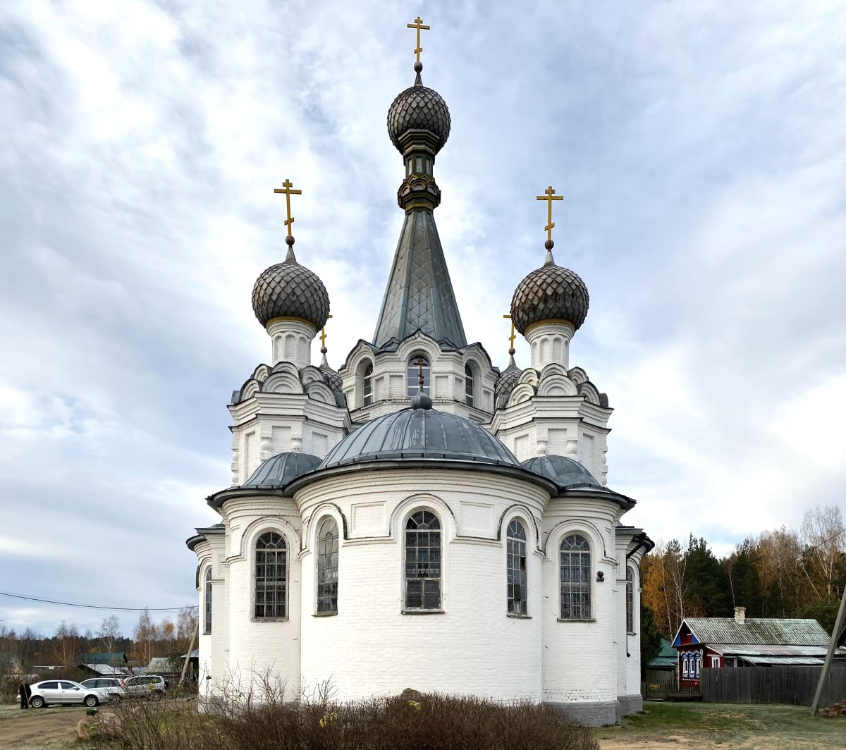 Густомесово. Церковь Успения Пресвятой Богородицы. фасады, Восточный фасад