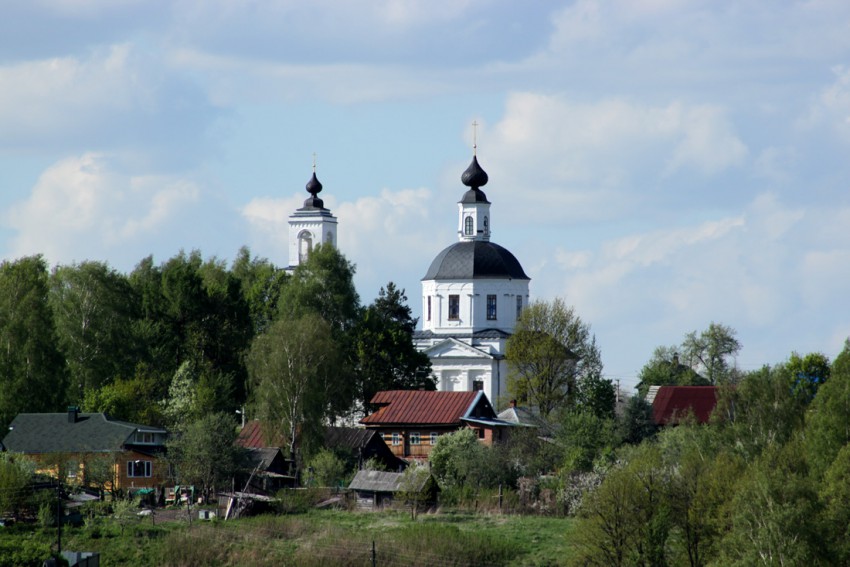Церковь Николая Чудотворца, Сунгурово (Красносельский район, Костромская область). общий вид в ландшафте