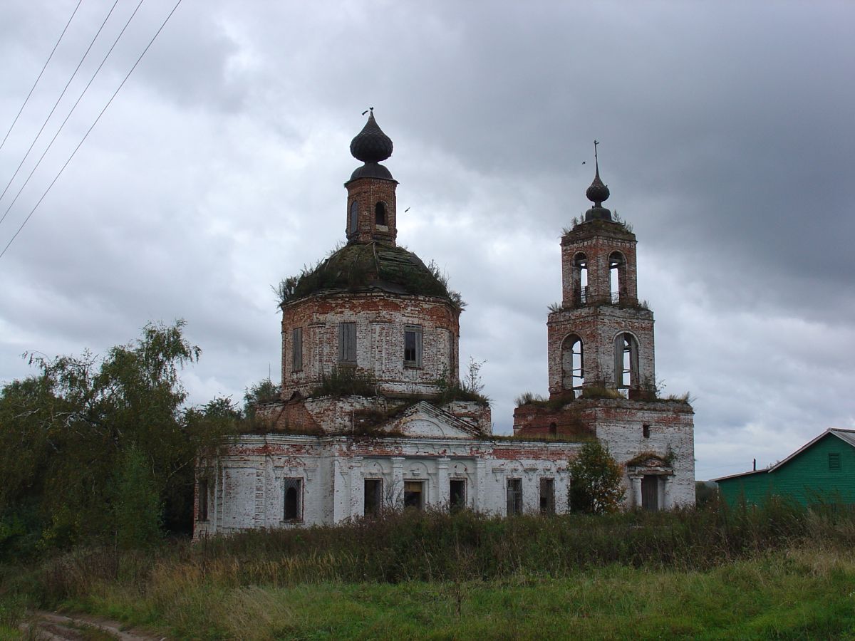 Церковь Николая Чудотворца, Сунгурово (Красносельский район, Костромская область). фасады