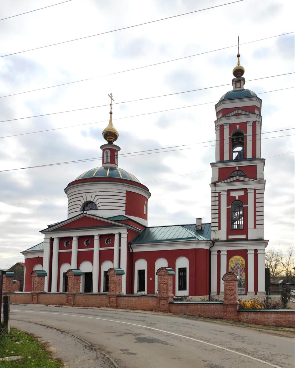 фасады. Церковь Николая Чудотворца в Русинове, Ермолино (Боровский район, Калужская область)