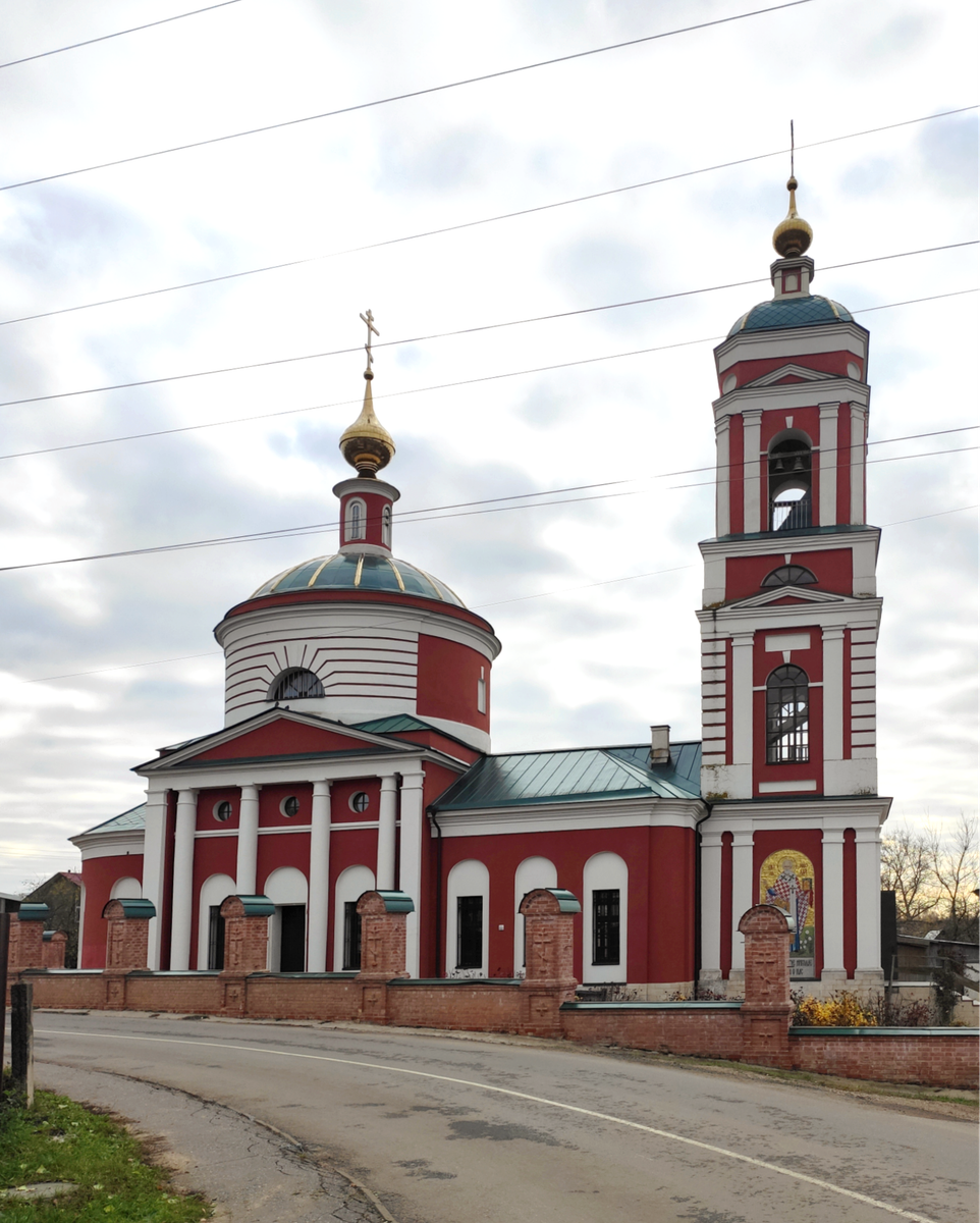 Церковь Николая Чудотворца в Русинове, Ермолино (Боровский район, Калужская область). фасады