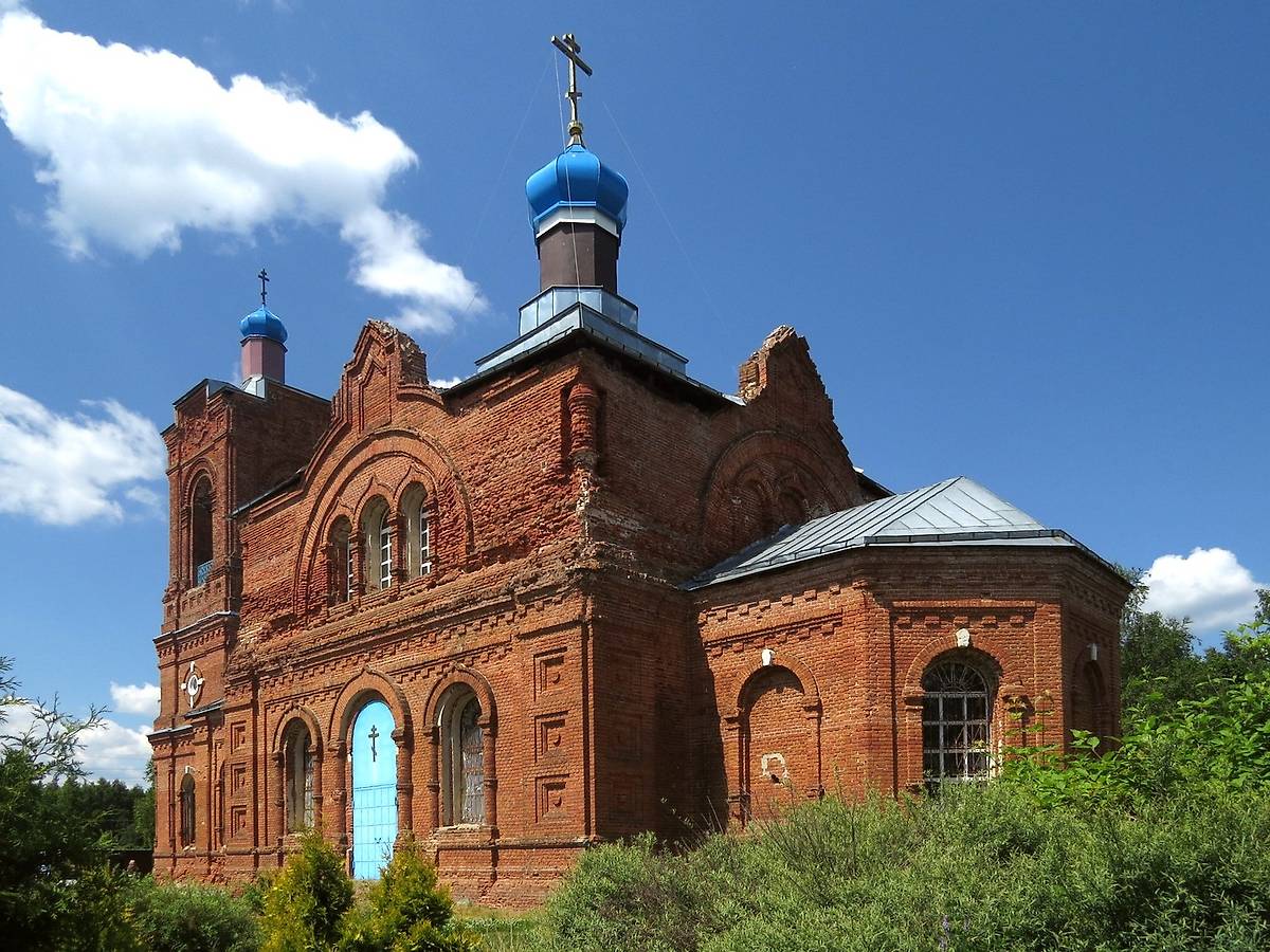 фасады. Церковь Казанской иконы Божией Матери, Запутное (Орехово-Зуевский городской округ, Московская область)