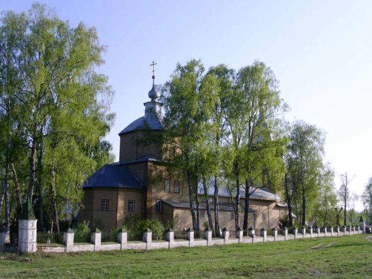 Рудне-Никитское. Церковь Рождества Пресвятой Богородицы. фасады, вид с северо-востока