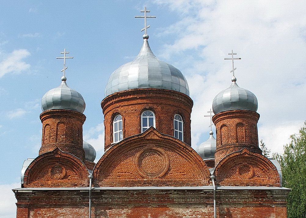 Церковь Троицы Живоначальной, Внуково (Дмитровский городской округ, Московская область). архитектурные детали, Троицкая церковь во Внуково Дмитровского района.Завершение храма.