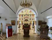 Церковь Николая Чудотворца, Вид из трапезной в сторону основного объёма<br>, Панковичи, Дубенский район, Тульская область