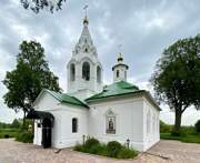 Церковь Николая Чудотворца, Вид с юго-запада<br>, Панковичи, Дубенский район, Тульская область