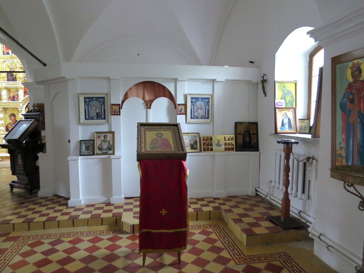 Церковь Николая Чудотворца, Панковичи (Дубенский район, Тульская область). интерьер и убранство, Придел в трапезной