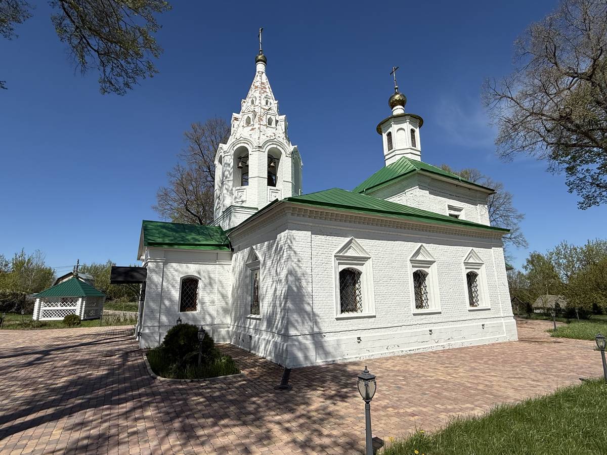 Церковь Николая Чудотворца, Панковичи (Дубенский район, Тульская область). фасады, Вид с юго-запада