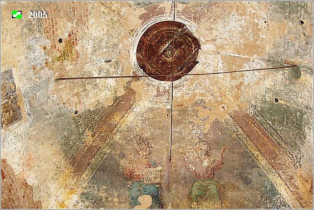 Церковь Николая Чудотворца, Скоморохово (Киржачский район, Владимирская область). интерьер и убранство, Купол основного объема в интерьере