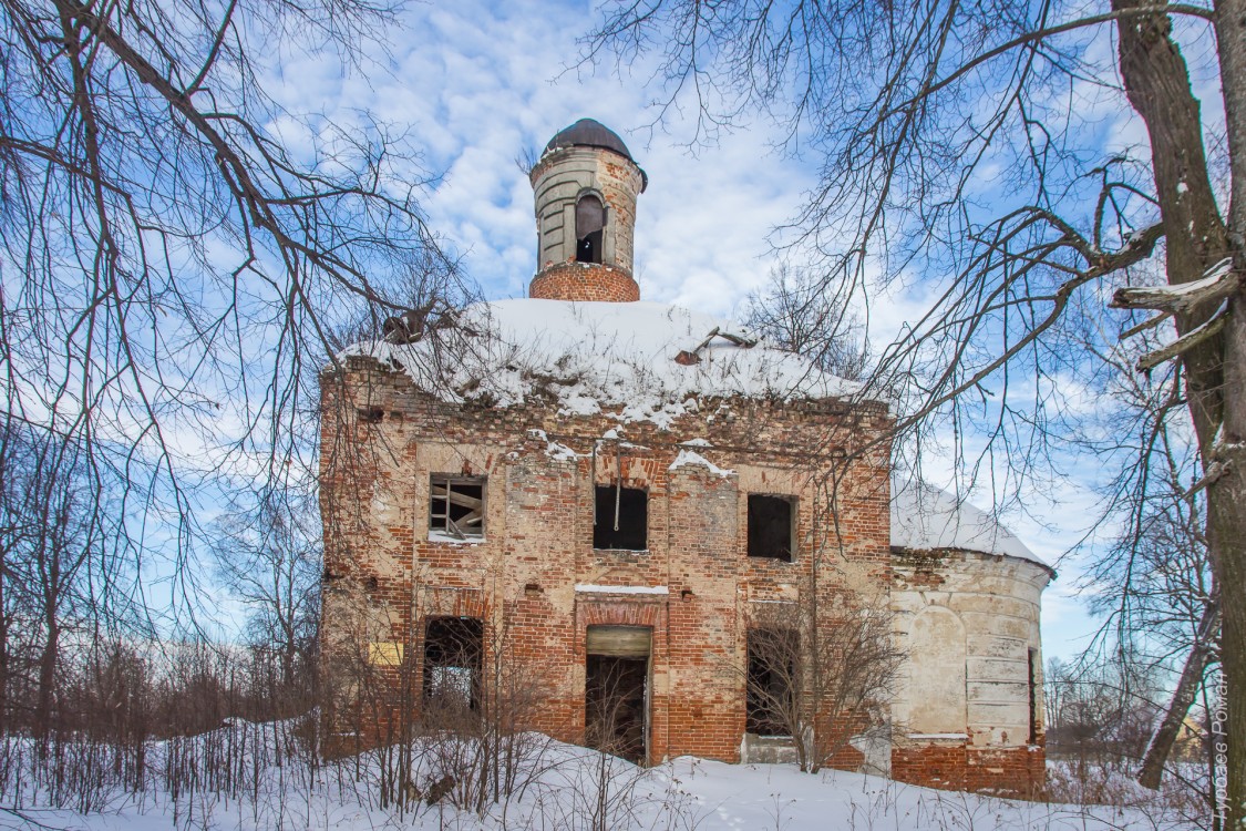 Скоморохово. Церковь Николая Чудотворца. фасады