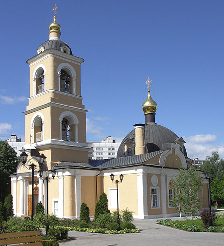 Одинцово. Церковь Гребневской иконы Божией Матери. фасады, Вид с юго-запада