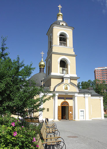 Одинцово. Церковь Гребневской иконы Божией Матери. фасады, Колокольня