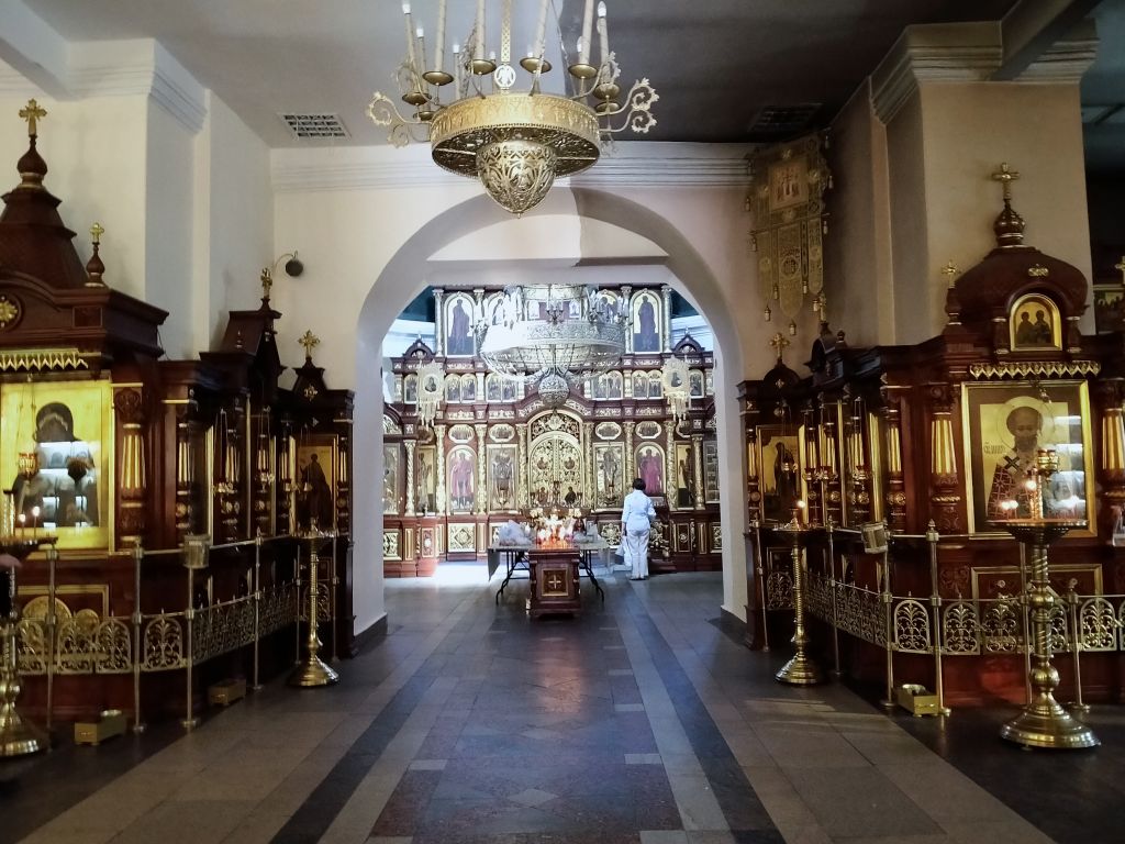 Церковь Гребневской иконы Божией Матери, Одинцово (Одинцовский городской округ и ЗАТО Власиха, Краснознаменск, Московская область). интерьер и убранство, общий вид интерьера