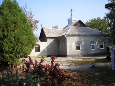 Новополье. Церковь Лаврентия Черниговского. общий вид в ландшафте,  общий вид , октябрь 2006г   