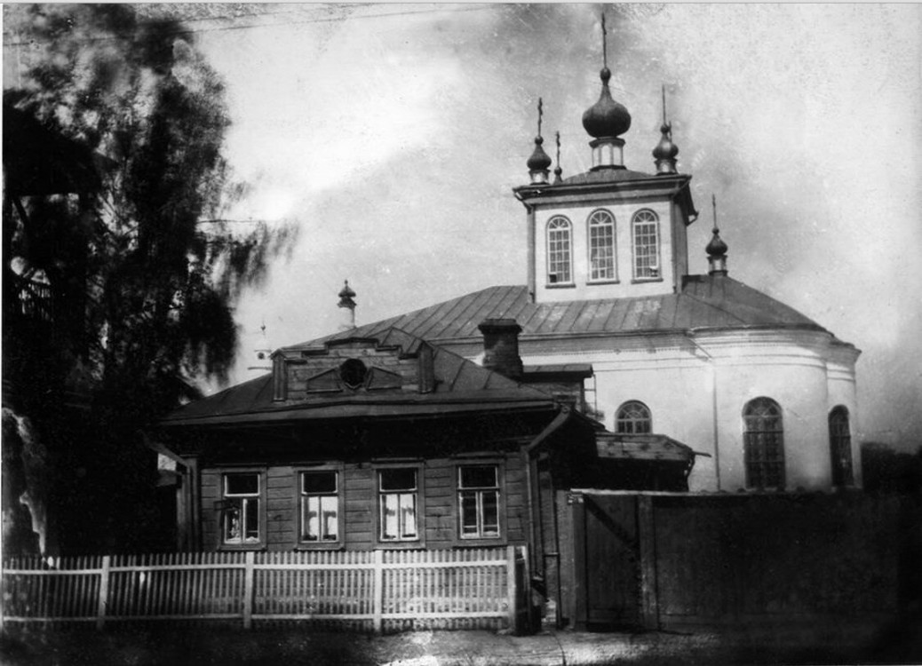 Церковь Казанской иконы Божией Матери, Павловский Посад (Павлово-Посадский городской округ и г. Электрогорск, Московская область). архивная фотография