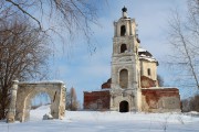 Церковь Преображения Господня, Вид с запада на храмовый комплекс<br>, Холохольня, Старицкий район, Тверская область