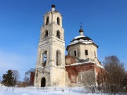 Церковь Спаса Преображения, Общий вид с северо-запада<br>, Холохольня, Старицкий район, Тверская область