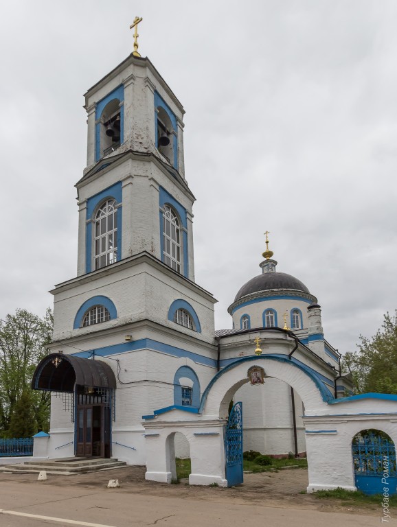 Душоново. Церковь Тихвинской иконы Божией Матери. фасады