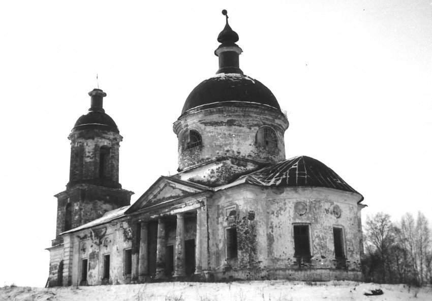 Завалино. Церковь Казанской иконы Божией Матери. фасады