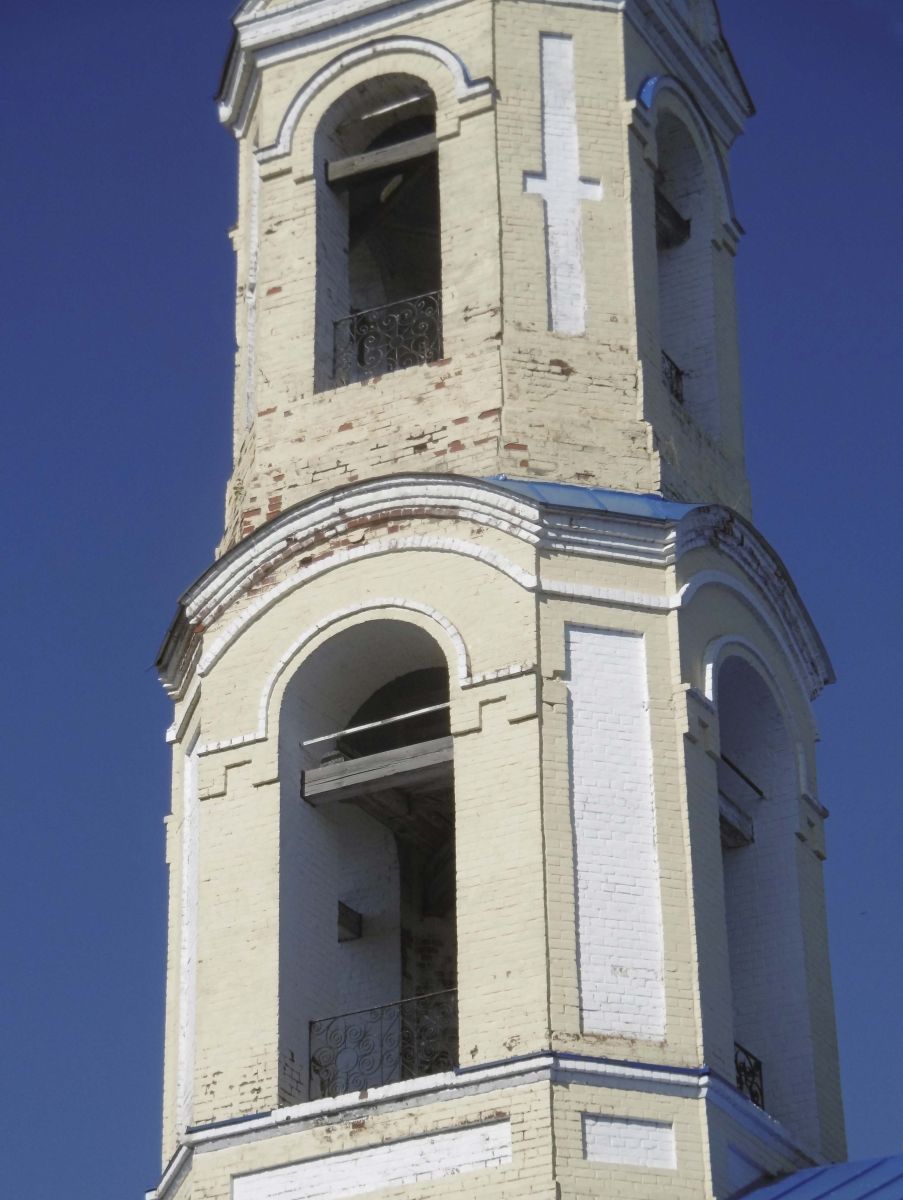 Церковь Успения Пресвятой Богородицы, Яромаска (Сарапульский район и г. Сарапул, Республика Удмуртия). архитектурные детали, Ярусы звона колокольни церкви