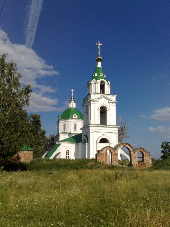 Нечкино. Церковь Богоявления Господня. фасады