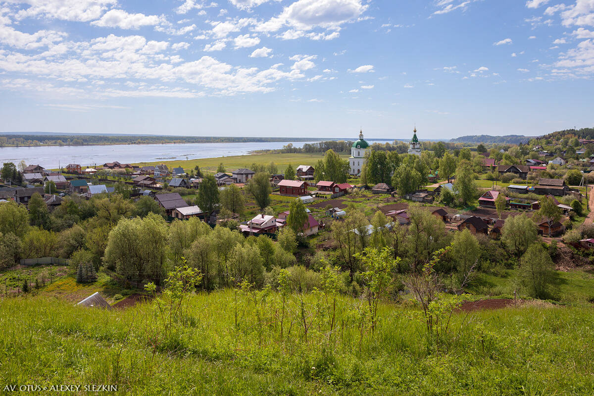 Церковь Богоявления Господня, Нечкино (Сарапульский район и г. Сарапул, Республика Удмуртия). общий вид в ландшафте