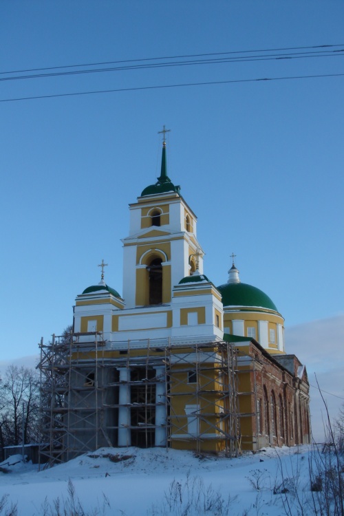 Церковь Преображения Господня, Мазунино (Сарапульский район и г. Сарапул, Республика Удмуртия). фасады