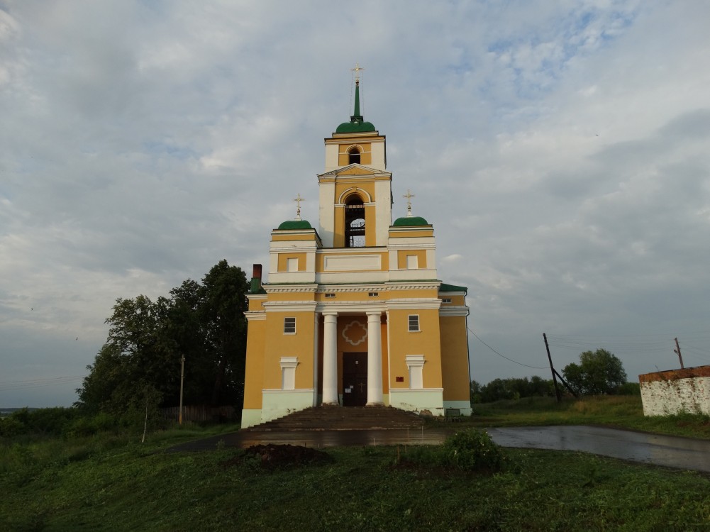 Мазунино. Церковь Спаса Преображения. фасады