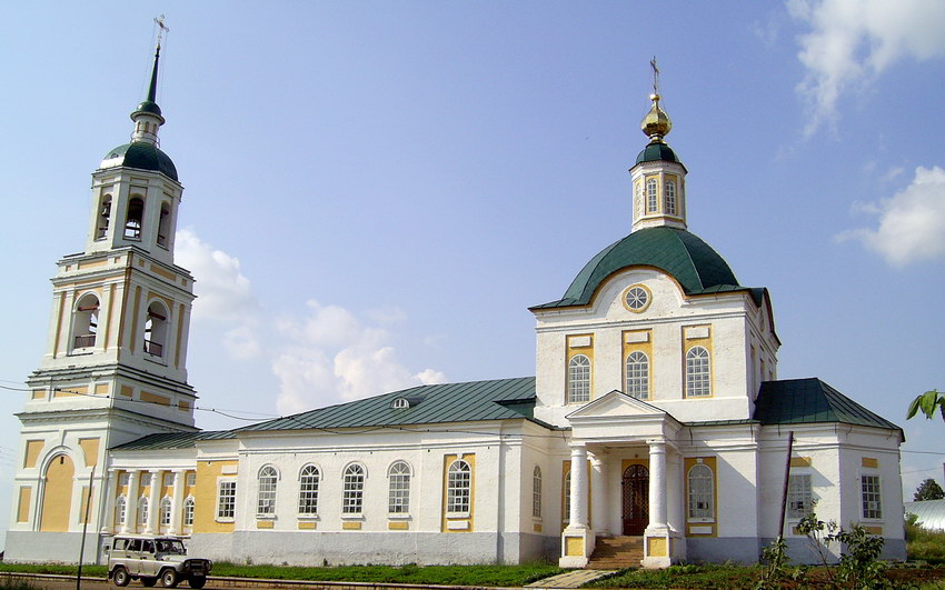 Церковь Троицы Живоначальной, Мостовое (Сарапульский район и г. Сарапул, Республика Удмуртия). фасады