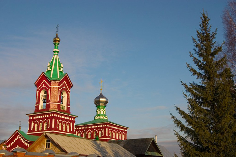 Перевозное. Успенский женский монастырь. Церковь Вознесения Господня. архитектурные детали