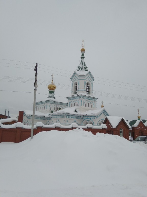 Перевозное. Успенский женский монастырь. Церковь Вознесения Господня. фасады