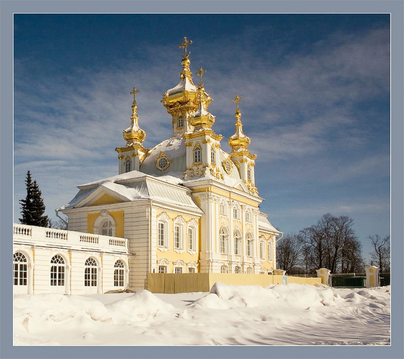 Петергоф. Церковь Петра и Павла. фасады