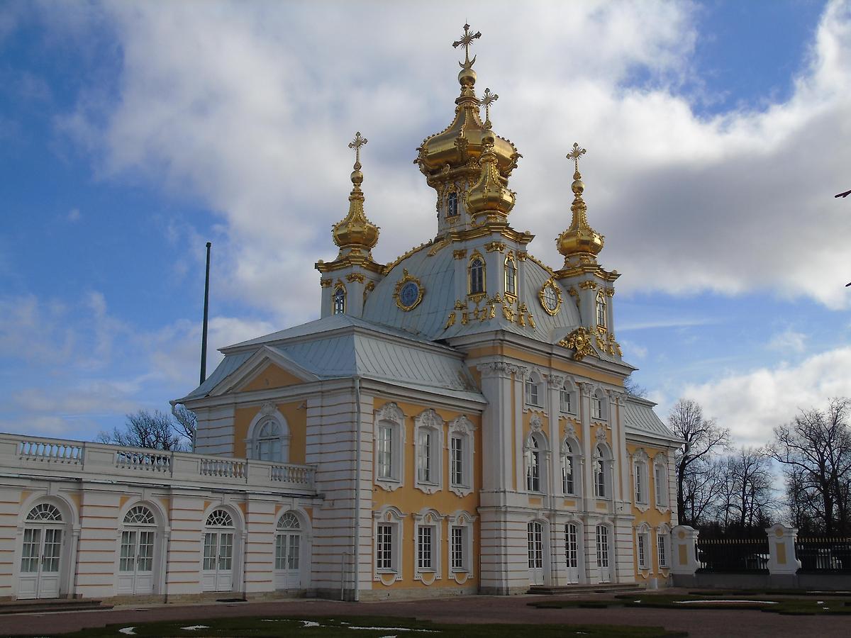 фасады. Церковь Петра и Павла, Петергоф (Санкт-Петербург, Петродворцовый район, г. Санкт-Петербург)