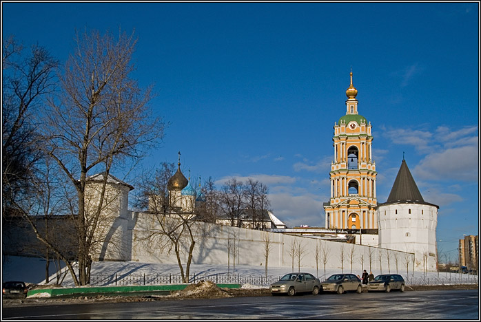 Таганский. Новоспасский монастырь. общий вид в ландшафте
