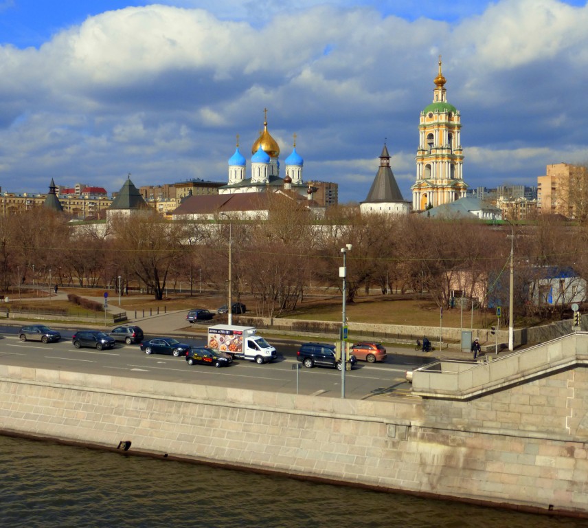 Новоспасский монастырь, Таганский (Центральный административный округ (ЦАО), г. Москва). общий вид в ландшафте