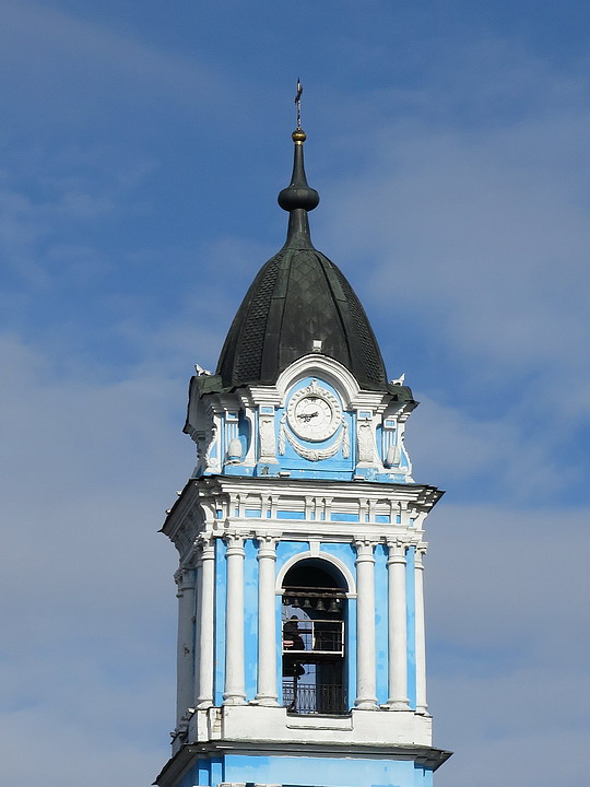 Собор Богоявления Господня, Ногинск (Богородский городской округ, Московская область). архитектурные детали, Ярус звона колокольни собора Богоявления Господня.