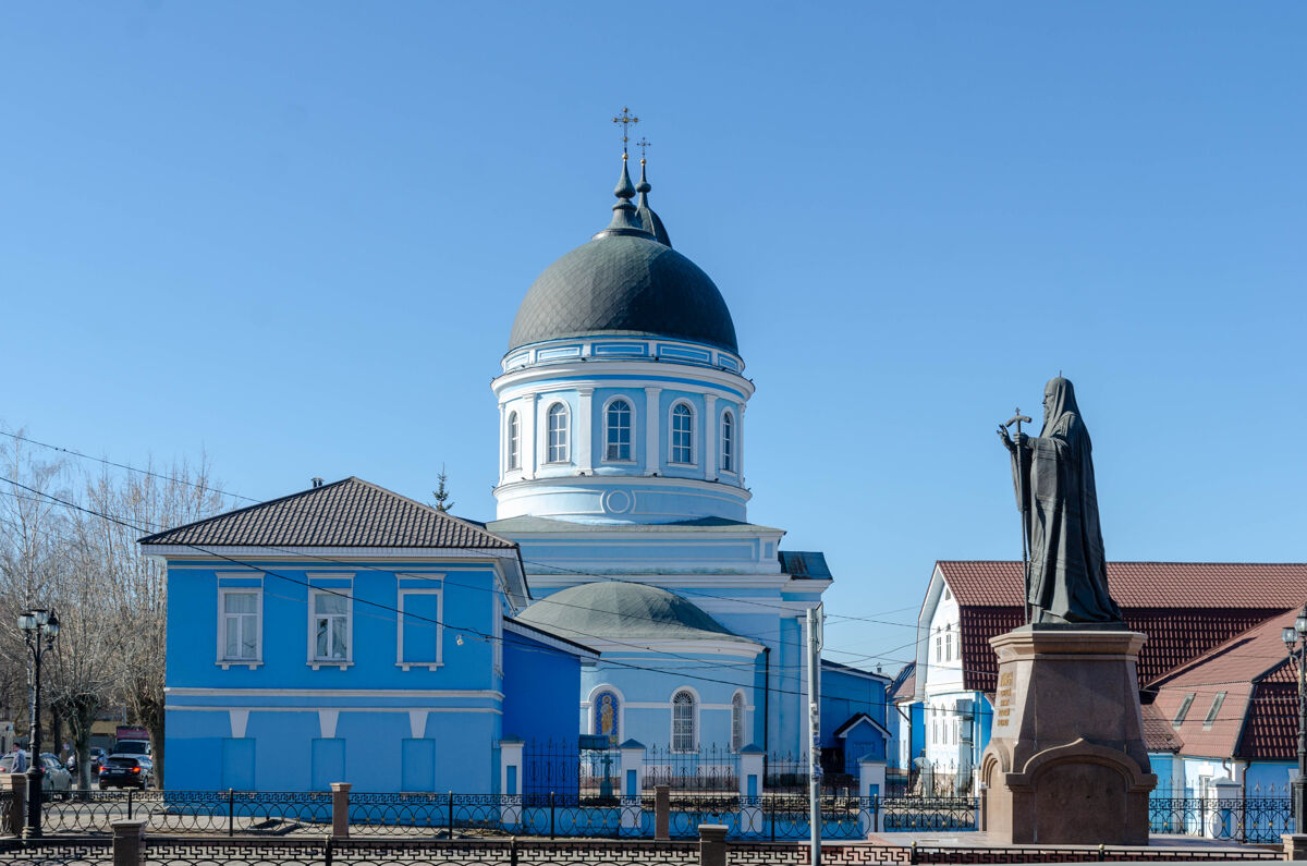 Собор Богоявления Господня, Ногинск (Богородский городской округ, Московская область). общий вид в ландшафте