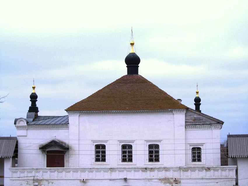 Астрахань. Кремль. Церковь Николая Чудотворца на Вратах. фасады, Надвратная часть, внутренняя (южная) сторона