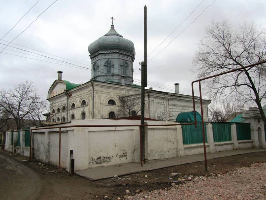 Астрахань. Церковь Покрова Пресвятой Богородицы. фасады, вид с северо-запада