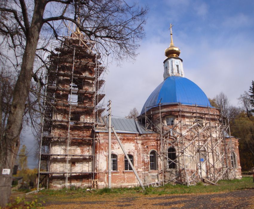 Омофорово. Церковь Покрова Пресвятой Богородицы. документальные фотографии, Храм Покрова Пресвятой Богородицы, с. Омофорово