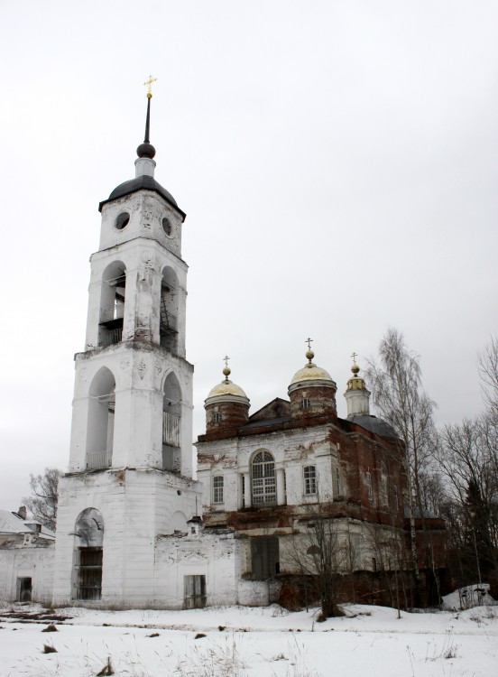 Рощино. Церковь Воскресения Христова. фасады