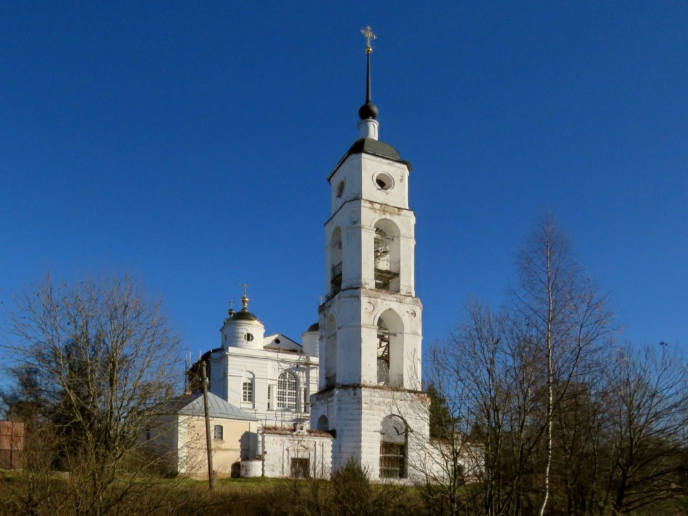 Рощино. Церковь Воскресения Христова. фасады