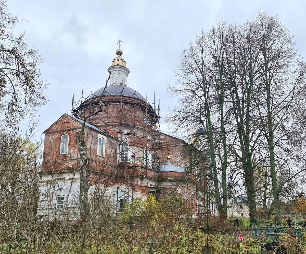 Церковь Воскресения Христова, Рощино (Петушинский район, Владимирская область). фасады, Вид с северо-востока