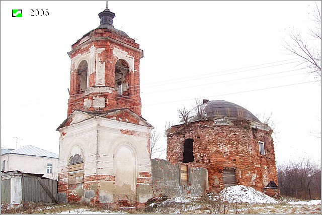 Черкутино. Церковь Николая Чудотворца. фасады, Вид с юго-запада