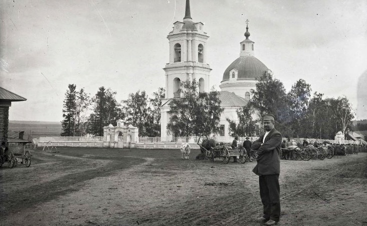 Церковь Тихона Амафунтского, Карагай (Карагайский район, Пермский край). архивная фотография, Фото начала ХХ в. Госкаталог музейного фонда. Пермский краеведческий музей.