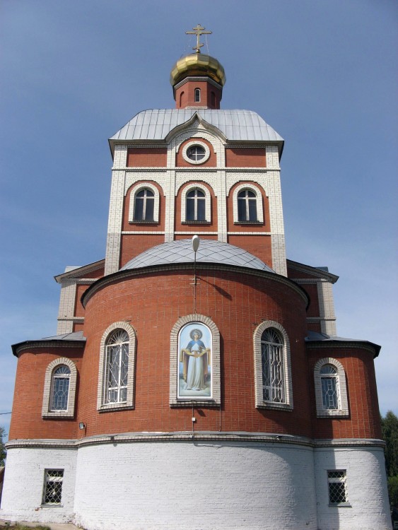 Краснокамск. Церковь Екатерины. фасады, Восточный фасад церкви
