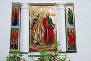 Собор Петра и Павла ("Пермоградский"), Мозаичное панно на фасаде, Пермь, Пермь, город, Пермский край