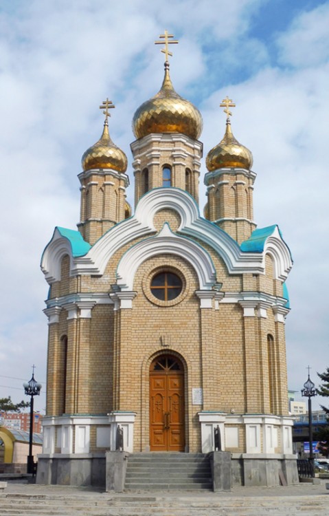 Церковь Иоанна Предтечи, Омск (Омск, город, Омская область). фасады, Западный фасад
