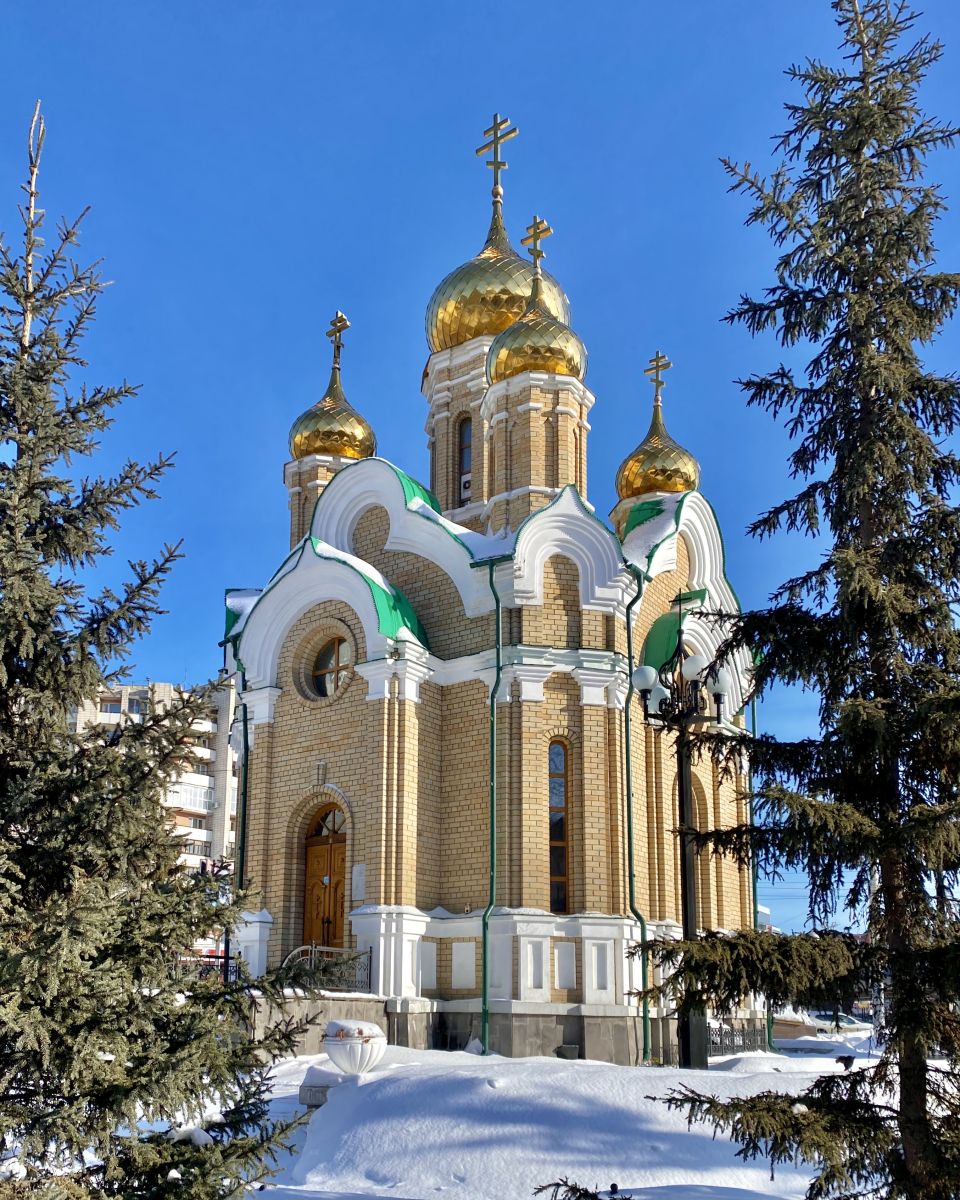 Омск. Церковь Иоанна Предтечи. фасады, Вид с ЮЗ